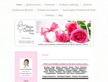 Tablet Screenshot of miriamcaballero.com